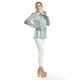 thumbnail image 2 of Blusa transparente diseño tie dye Roman Fashion/Juvenil, 20295 (Verde) verde M, 2 of 5