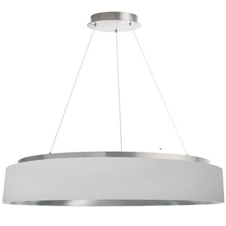 

Dainolite CIR-3463C-SV-691 63W Chandelier with Shade Silver & White