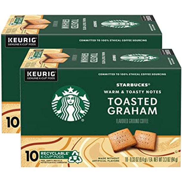 Starbucks Coffee Company Flavored Ground Coffee KCup Pods, Toasted