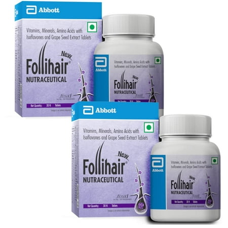 Follihair New Biotin Tablets 30 Tablet Pack of 2