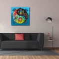 thumbnail image 3 of Epic Graffiti 'Yin Yang - Sun and Moon' by Dean Russo, Canvas Wall Art, 37"x37", 3 of 8