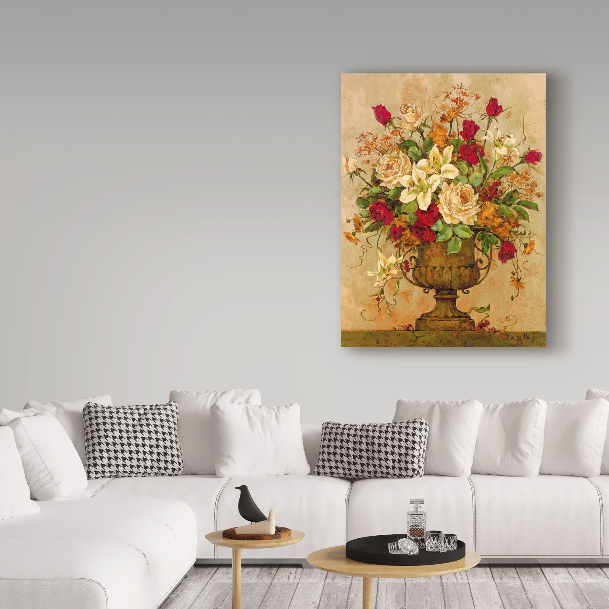 Trademark Fine Art ' Floral Reflections' Canvas Art by Barbara Mock