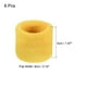 thumbnail image 2 of Uxcell 6Pcs 3.15x1.97" Muñequeras deportivas absorbentes de tenis color amarillo, 2 of 7