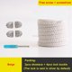 thumbnail image 1 of par de cordones elásticos planos de felpa sin atar cordones de zapatos con diamantes cierre de encaje cordones perezosos niños adultos zapatillas Unisex cuerdas para zapatosChina Gao Jinjia LED, 1 of 2