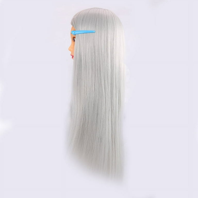 Mannequin Head 22 Synthetic Fiber Manikin Head Hairdresser