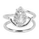 thumbnail image 1 of Anillo de uñas con diamantes de imitación, anillo de uñas hermoso y seguro para mujeres y niñas 3054 platino, 1 of 8