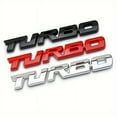 thumbnail image 3 of PENGX TURBO Metal Car Sticker Badge Adhesive Auto Decal Tailgate Emblem Silvery/Black/Red Available, 3 of 7