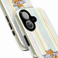 thumbnail image 2 of Cute Orange Cat with Fish Glasses Phone Case, Playful Pastel Striped Artistic iPhone Cover, Fun and Unique Cat Lover Protective Case for iPhone 17 16 15 14 13 12 11 Pro Plus Mini, 2 of 6