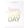 thumbnail image 2 of American Greetings 10 in. Medium White Birthday Gift Bag for Her (1-Count), 2 of 4