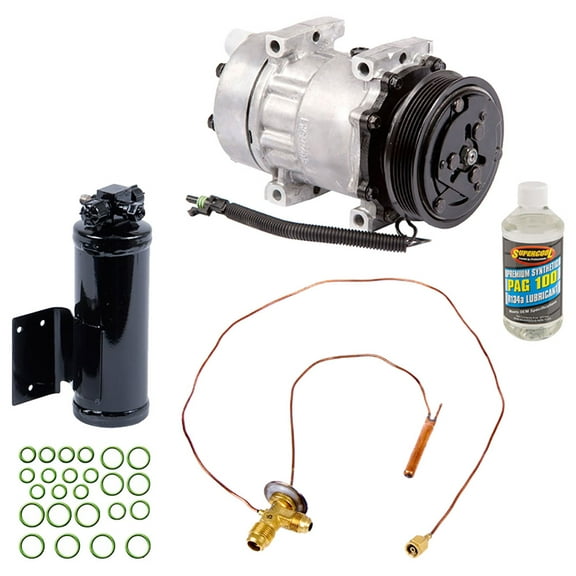 For Jeep Wrangler 1994 1995 AC Compressor w/ A/C Repair Kit - BuyAutoParts