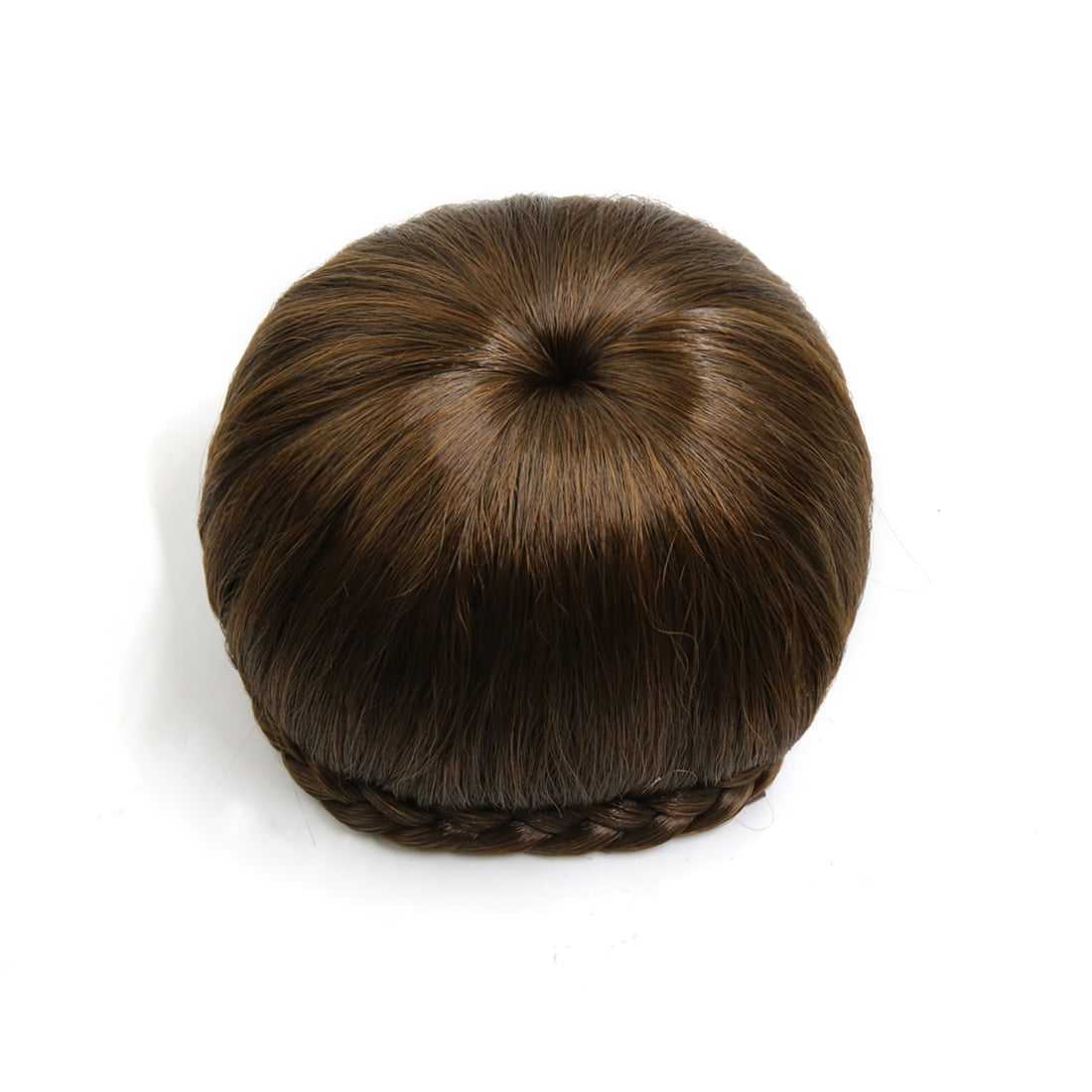 Synthetic Twist Braided Hair Bun Chignon Updo Donut Ponytail Wig