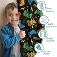 thumbnail image 3 of Blackout Kids Curtains,Colorful Games Controller Black Pattern Childrens Insulated Curtains Set Of 2,Bedroom Essentials,Toddler Room Decor 52"x84", 3 of 5