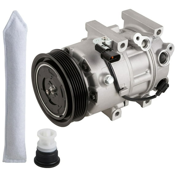 AC Compressor w/ A/C Drier For Hyundai Sonata & Kia Optima Non-Hybrid - BuyAutoParts