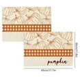 thumbnail image 3 of Hometravel Fall Placemats Set, 2 Piece Vintage Thanksgiving Table Mats, Harvest Theme Party Dining Decor for Catering, Holiday Meals, 3 of 6