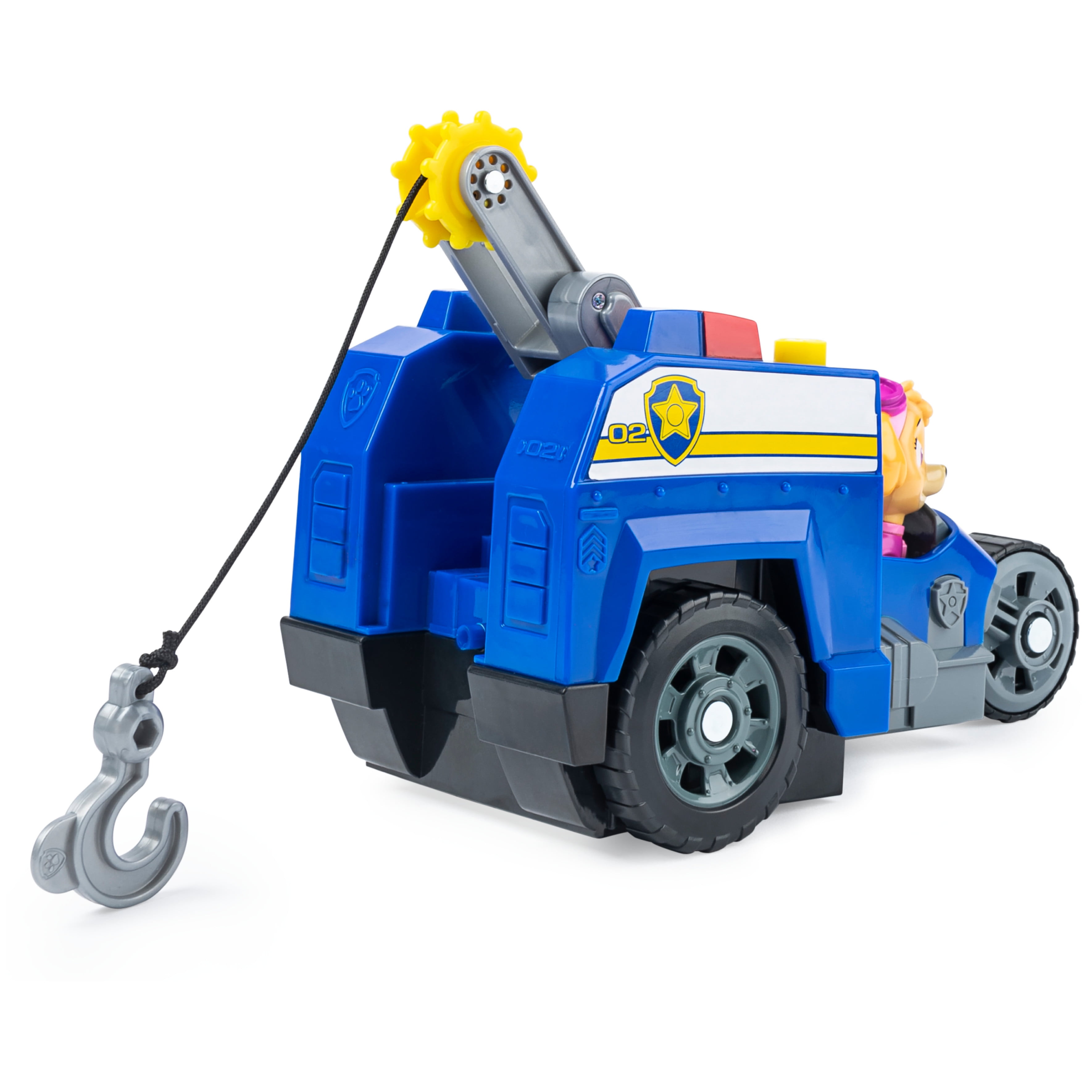 PAW Patrol, Chase Split-Second 2-in-1 Transforming Vehicle with Figure