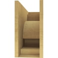 thumbnail image 4 of 12"W x 36"D x 24"H Classic Alma Rough Cedar Woodgrain TimberThane Corbel, Primed Tan, 4 of 6