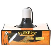Angle View: Flukers Clamp Lamp with Switch 150 Watt (8.5" Diameter) Pack of 4