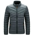 thumbnail image 1 of Birdeem Jackets for Men, Down Jacket Men, Men's Solid Color Cardigan Jacket, Lapel, Long Sleeves, Side Pockets, Cardigan for Men, Jackets for Men Fashion, Long Jacket for Men, Men's Button Down, 1 of 5