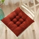 thumbnail image 1 of Thick Solid Color Frosted Chair Cushion with Soft Padding for Dining Office and Student Chairs All-Season Use Machine Washable, 1 of 7
