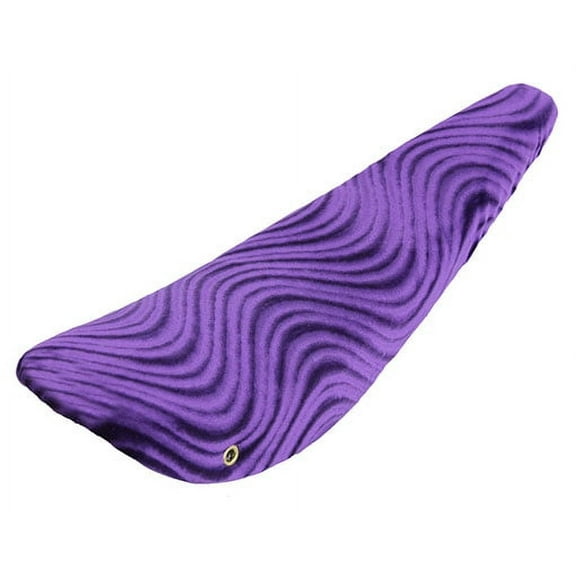 Alta 20" Banana Saddle/Seat Swirl, Velour, Multiple Colors (Purple)