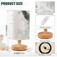 thumbnail image 3 of Run Black and White Cat Table Lamp USB Bedside Desk Nightstand Lamp Printed Gifts Small Lamp Wood Base for Bedroom Living Room Kids Room College Dorm, 3 of 7