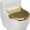 Gold, variant on Toilet Water Bowl for Cat, Cat Water Bowl Toilet Design, Toilet Shaped Pet Water Dispenser for Cat Dog, Small Funny Bowl for Dogs and Cats Hilarious Gravity Pet Fountain (Gold)