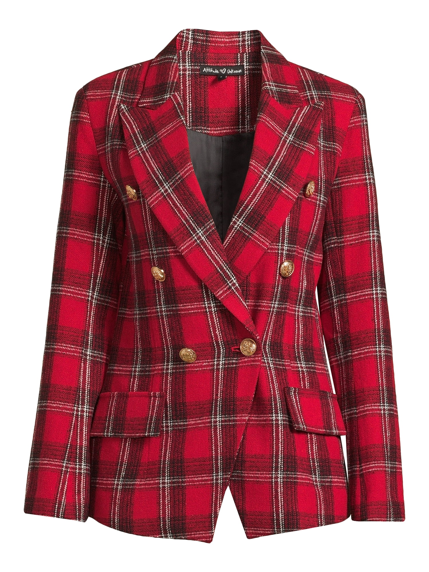 Attitude Unknown Women’s and Women’s Plus Ponte Blazer, Sizes XS-3X