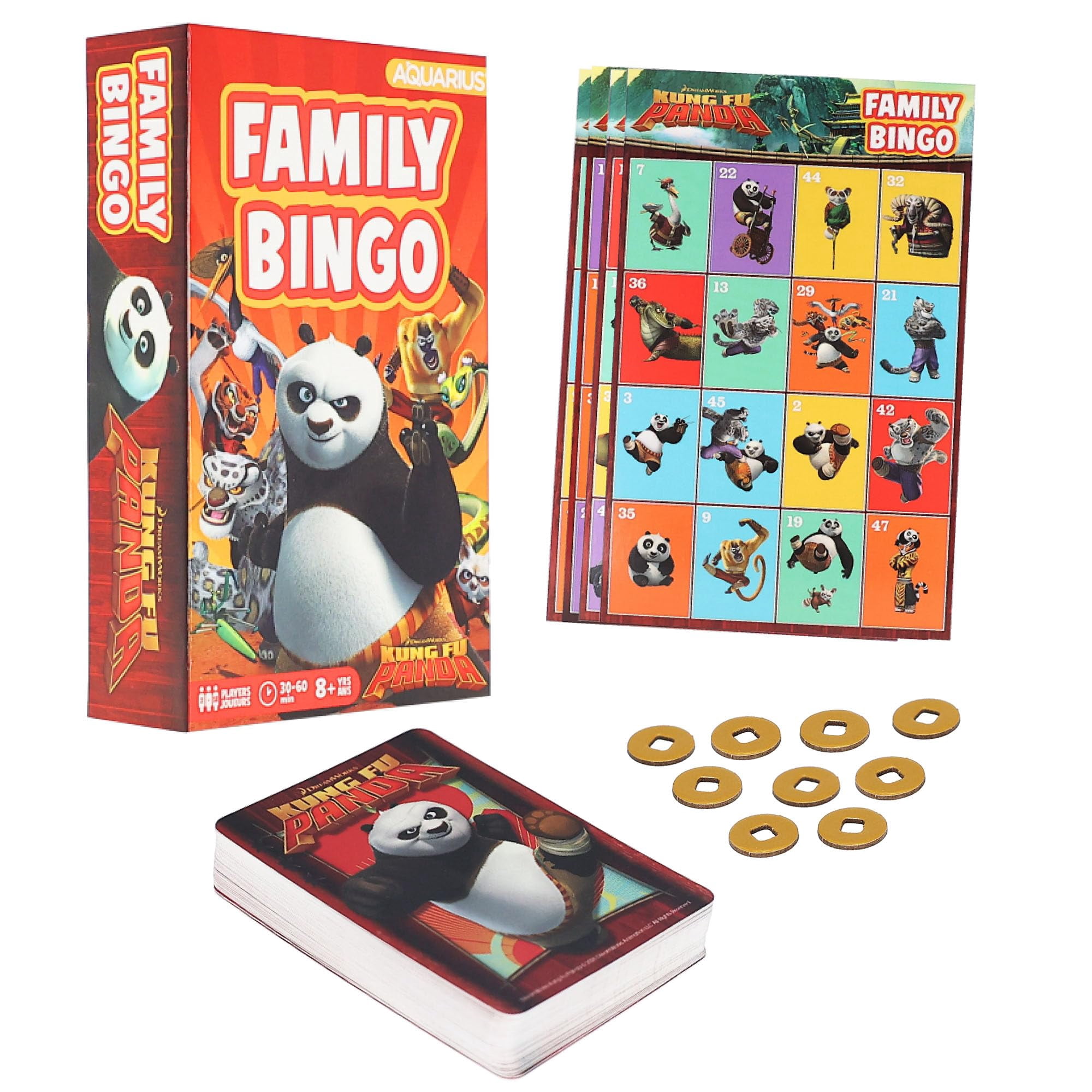 Kung Fu Panda Family Bingo Game