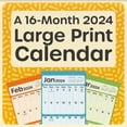 thumbnail image 2 of Trends International 2024 Large Print Wall Calendar & Push Pins, 2 of 6