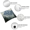 thumbnail image 4 of Acheng Mountain Pillow Covers Set of 2 Misty Forest Throw Pillow Cover Nature Landscape Decorative Pillowcases Farmhouse Home Decor for Couch Bed Sofa Outdoor White, 4 of 6
