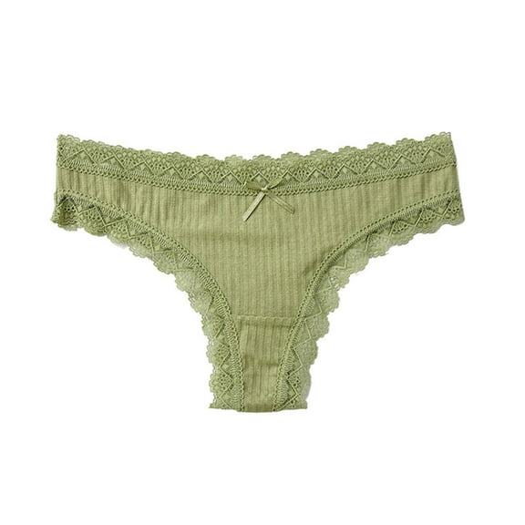 Levmjia Womens Underpants Low Waist Briefs Solid Color Seamless Cotton Panties Breathable Comfortable Everyday Wear For Workout Sleep