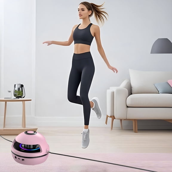 BESTSKY Smart Electric Music Jump Rope With Bluetooth Remote 1-10 Speed Smart Counting Jump Workout Entertaining Interaction Rope Skipping For Family Office Gym Party