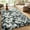 Gray -12, variant on Wellber Shag Rugs Fluffy Tie-Dyed Area Rug for Bedroom Living Room Carpet Home Decor,4'x6',Grey