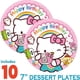 thumbnail image 4 of Decoraciones de fiesta de cumpleaños con temática de Hello Kitty, juego de vajilla con globos, plato de papel, taza, servilleta, juguete de regalo para niños y niñas, 4 of 4
