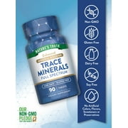 Trace Minerals Supplement | 90 Tablets | Enhanced Mineral Booster | by Nature's Truth