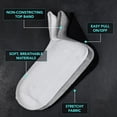 thumbnail image 5 of Debra Weitzner Diabetic Ankle Socks Mens Womens Non-binding Socks Loose Fit 12 Pairs White, 5 of 6