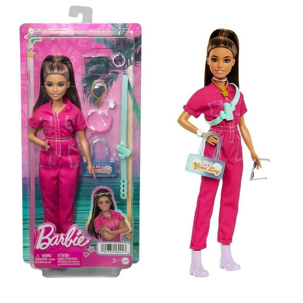Muñeca Barbie La Película Traje de Moda Rosa Bodega Aurrera en línea