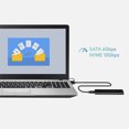 thumbnail image 3 of Mistaha Boîtier de Disque Dur M.2 SATA NVME vers USB 3.1, Double Protocole, 10 Gbps, Alliage d'Aluminium, 3 of 8