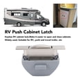 thumbnail image 4 of RV Push Cabinet Latch Cabinet Push Button Lock Zinc Alloy Keyless Cupboard Locks for RV Yachts Motorhome Caravan, 4 of 7