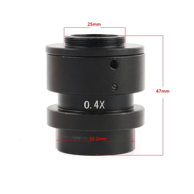 0.4/1X Microscope Eyepiece Optical Adapter Monocular Industrial Microscope Digital CCD Camera Adapter ,Easy Installation