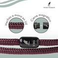 thumbnail image 2 of SHIQI-Durable Rope Cord Cuff Bracelet with Magnetic Clasp for Men Women, 2 of 4