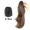 2-30, variant on Black Brown Heat Resistant Type Layered Horse Tail Hair Extension Synthetic Claw Clip Ponytail 18Inch Long Wavy