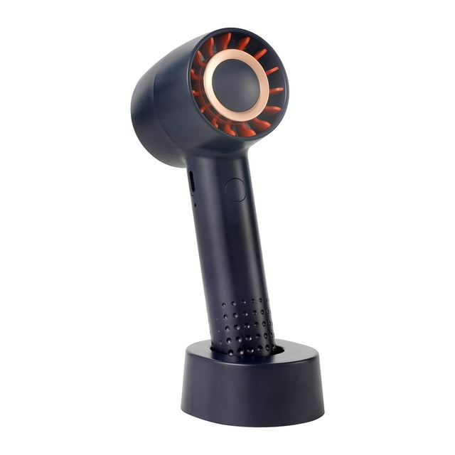 Ventidor de mano , ventidor de refrigeración Personal carga USB de 3 mo, ventidor portátil sin hojas para escritorio, hogar, Azul Sunnimix Ventilador de mano