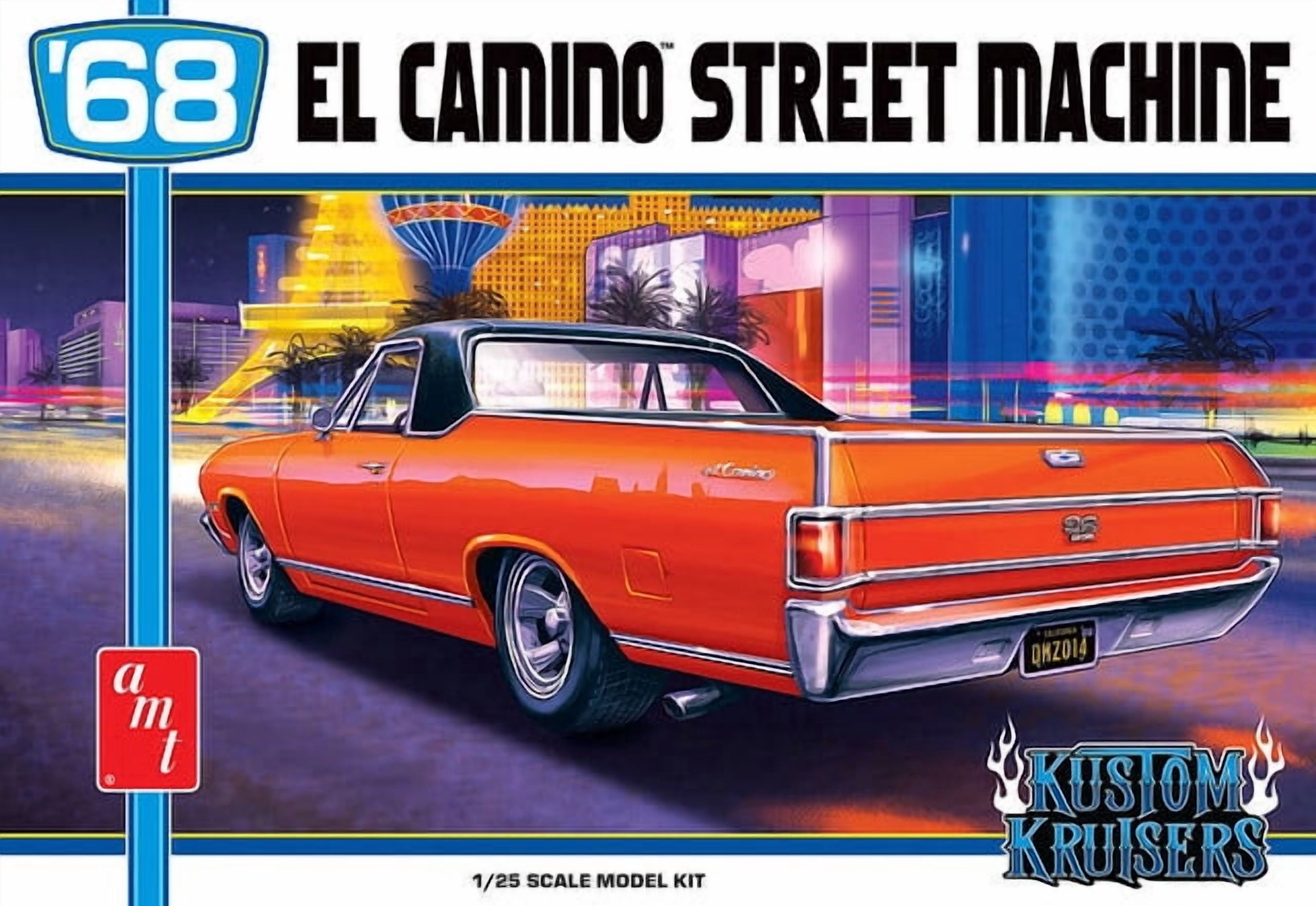 AMT 1968 Chevy El Camino Street Machine 1/25 Scale Model Kit