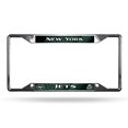 thumbnail image 3 of New York Jets License Plate Frame Chrome EZ View, 3 of 4