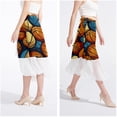 thumbnail image 4 of Basketball Chic Chiffon Beach Dress with Polyester Straps - for Beach Skirts, 4 of 6