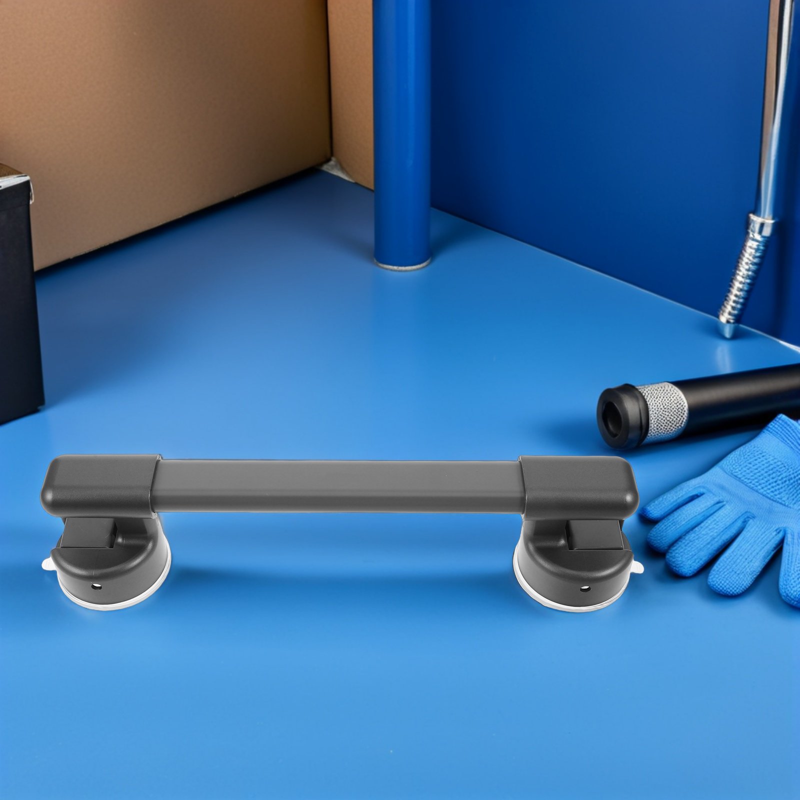 CATIEBYE Grey Non- Bath Grab Bar with Strong for Bathroom Safety and Support