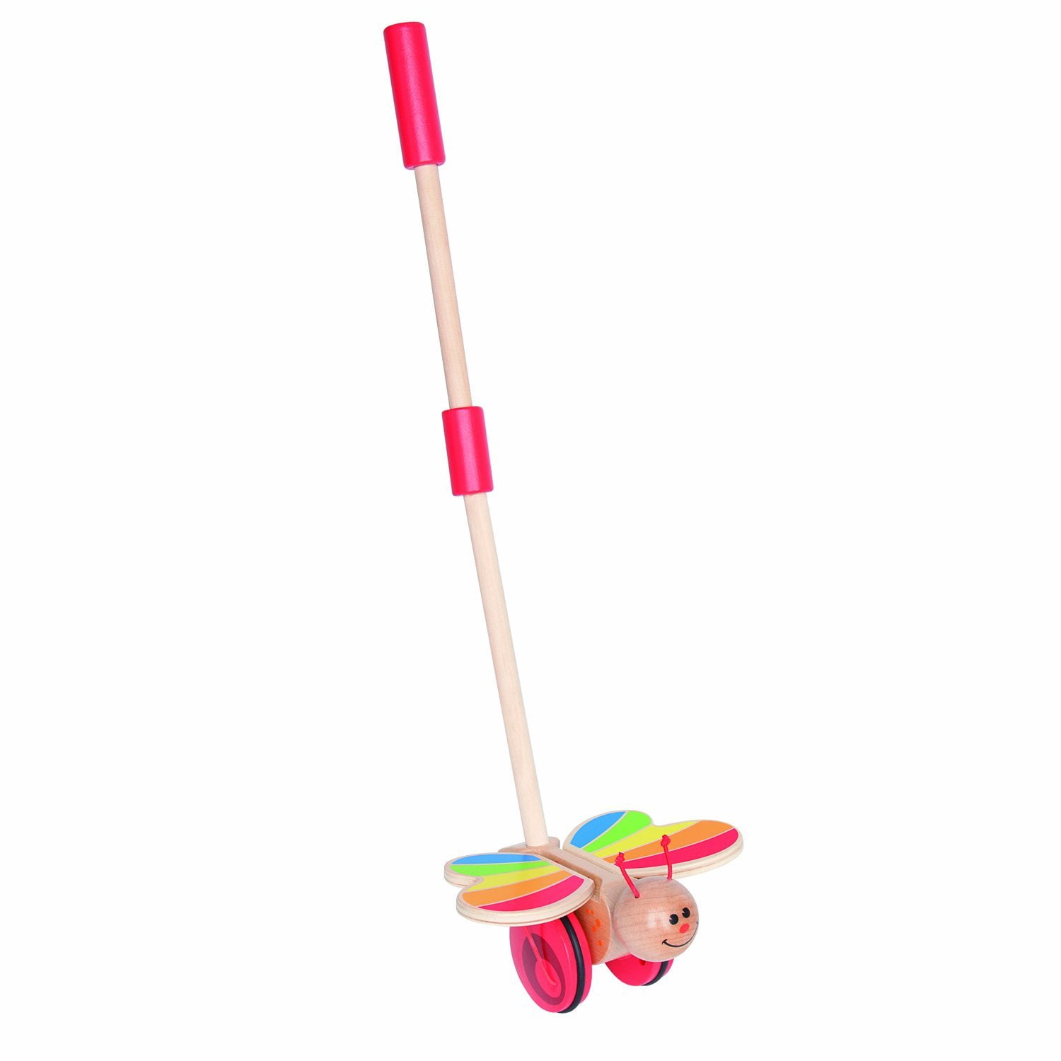 Butterfly Wooden Push and Pull Walking Toy..., By Hape Ship from US
