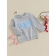 thumbnail image 3 of FEORJGP Kids Baby Birthday Sweatshirt Toddler Long Sleeve Pullovers Crew Neck Sweatshirt Letter Embroidery Tops for Boys Girls Cute Loose Casual Spring Fall Clothes, 3 of 9