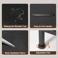 thumbnail image 6 of PayLessHere 8-Drawer Fabric Dresser for Bedroom,Closet Dresser with Metal Frame and Wooden Top Tall Storage Tower for Closet,Living Room and Entryway,Black, 6 of 7